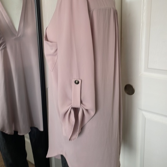Lush drapery tunic top in blush - Picture 9 of 9